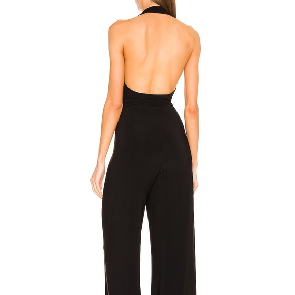 NWT Norma Kamali Halter Jumpsuit sz S - Picture 3 of 8